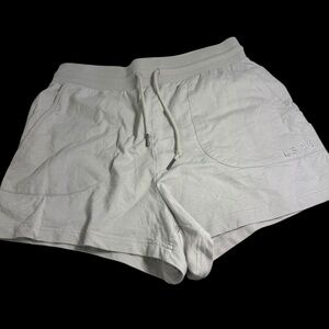 LSKD Women's Drawstring Waist Pale Tan Shorts Sz 12